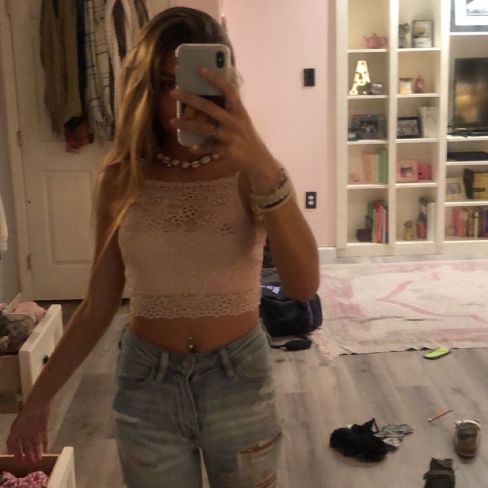 Aerie pink bralette